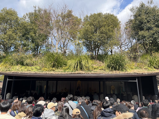 太宰府の仮殿の写真